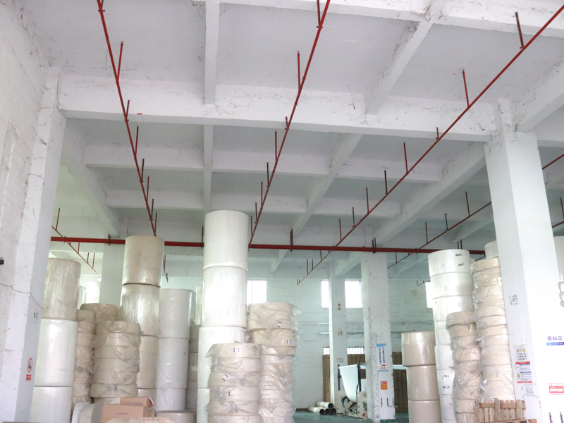 공장 점보 화장지 롤 창고 보관 시설