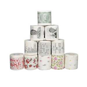 재미 있은 인쇄 2 겹 250 매 화장지 화장지 롤 가정용 또는 레스토랑 세탁실