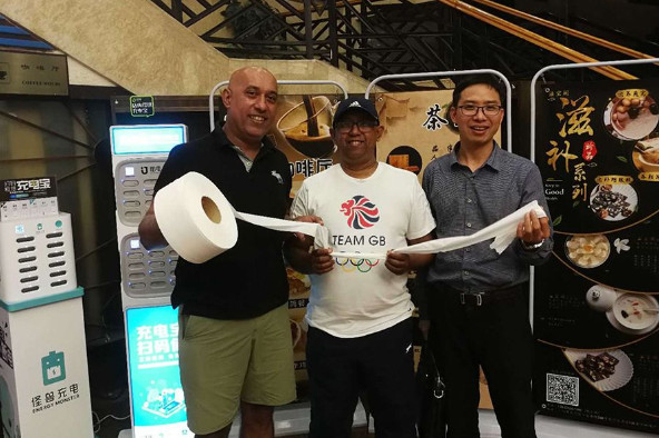 화장지 냅킨 수출을 위한 업무제휴 미팅